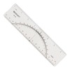 Westcott Protractor Ruler, 6", Transparent (W-44)