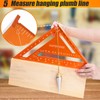 Carpenter Square 12 Inch, Matework Rafter Square for Angle Drawing