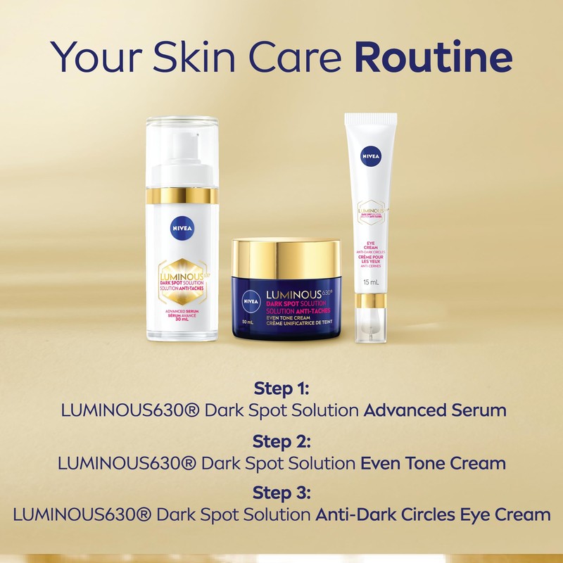 NIVEA LUMINOUS630 Dark Spot Solution Even Tone Cream | Face