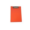 A5 Neon Orange Foldover Clipboard with Pen Holder