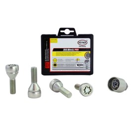 Fits Nissan Qashqai 2014-on Heyner Germany Locking Wheel Bolts Set 4 Car Security Locks Anti-theft 074/5