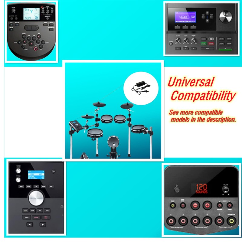 MSZLZTD 9V DC Power Compatible with Alesis Command Mesh Kit,