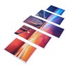 5PCS Frameless Canvas Painting Lakeside Sunset Pattern Wall Art Picture