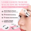 CALAILIS Soft Magnetic Eyelashes, 1 Pair of Magnetic Eyelashes with