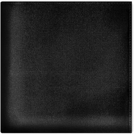 DAISYSILK 100% Silk Pocket Square for Men, Soft Men’s Handkerchief Pocket Square, Christmas, 12"x12" (Black)