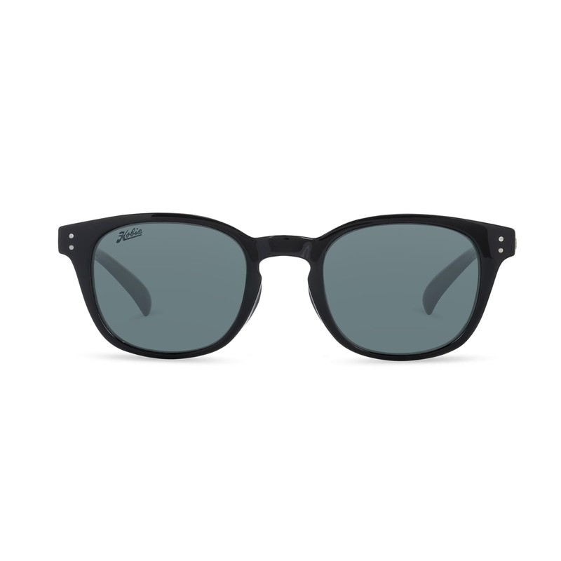 Hobie Wrights, Shiny Black Frame/Grey Lens, 51MM