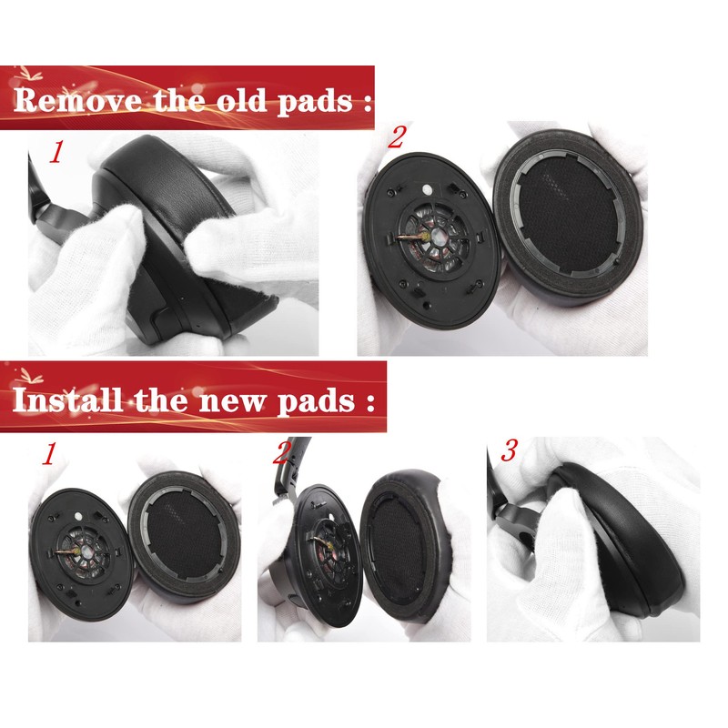 YunYiYi Replacement Ear Pads Compatible with Teufel Real Blue NC/REAL