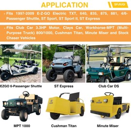 SPJIUQI 102186101 73120-G15 Golf Cart ADC Motor Brush Plate Assembly with Springs Fits EZGO 1997-2009 Electric TXT 640 835 Club Car 48V 3.3HP Motor Clays Car MPT 800/1000 Cushman Titan Minute Miser