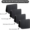 Amaezorx 4Pcs Caulking Tool Set - Plastic Grout Applicator &