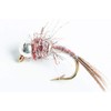 Blue Wing Olive Tungsten BH Rainbow Warrior Nymph Fly, 6-Pack