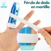 SEVEN MINE Férula de Dedo Tipo Sombrilla Ajustable – Aluminio