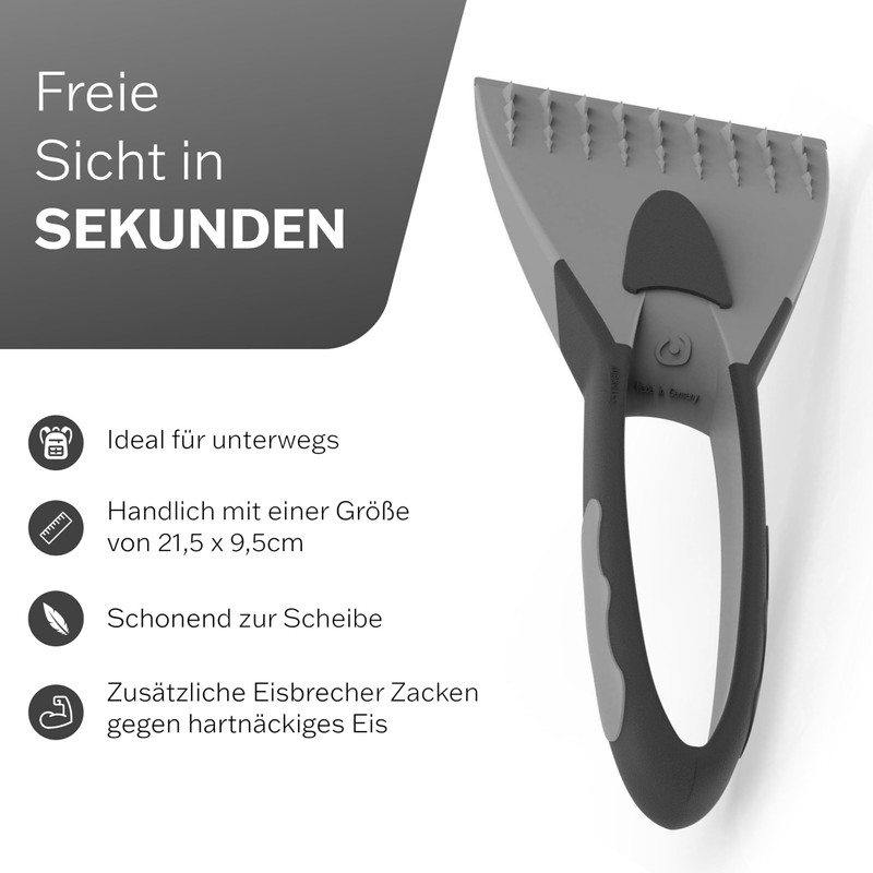 Auprotec Ice Scraper 2K, Pink, Green, Grey, Blue