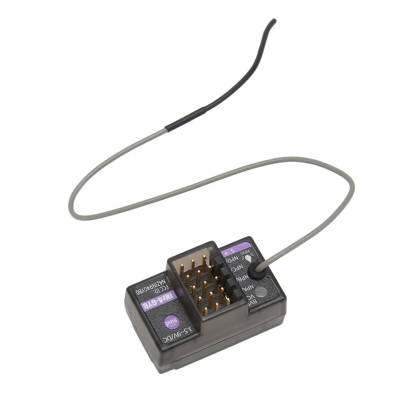 Gyro Receiver 4H Single Antenna 2 Way 2.4GHz RC Receiver