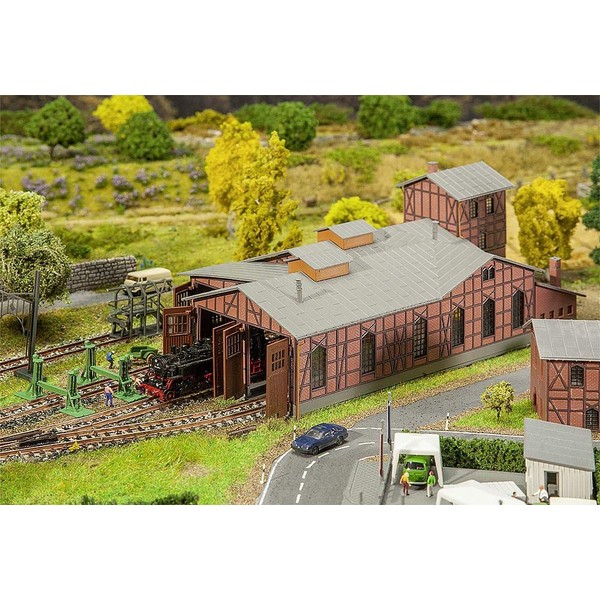 Faller FA 222113 BW Kit Locomotive Shed