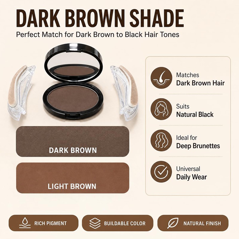 Eyebrow Powder, Eyebrow Stamp, Waterproof Eyebrow Stamp Powder Seal, Achieve