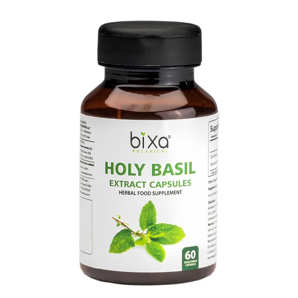 Holy Basil Extract | Tulsi Leaves Extract -60 Veg capsules