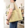 Women's Medium Handbag Canvas Satchel Tote Bag Shoulder Bag Shopper
