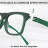 Gr8Sight Reading Glasses Oversized Metalless Screwless Spring Hinges 6 Pack