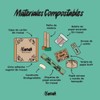 NANAH EN SÓLIDO Crema Sólida de Manzanilla Caléndula, vegana, con