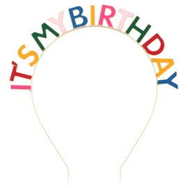 Giantree Birthday Crown Girl, Its My Birthday Headpiece Bling Rhinestone Hair Band Happy Birthday Accessories for Women Celebrations Birthday Party Prom Decorations (Colour)