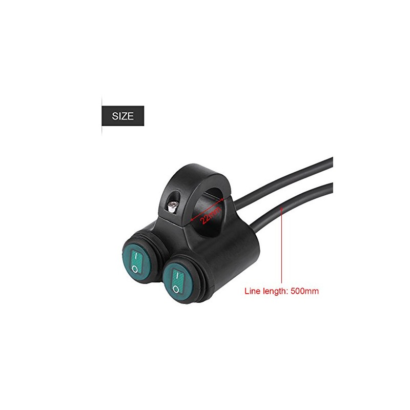 Universal 22mm Motorcycle Handlebar Headlight Switch- Handlebar Brake Fog Lights