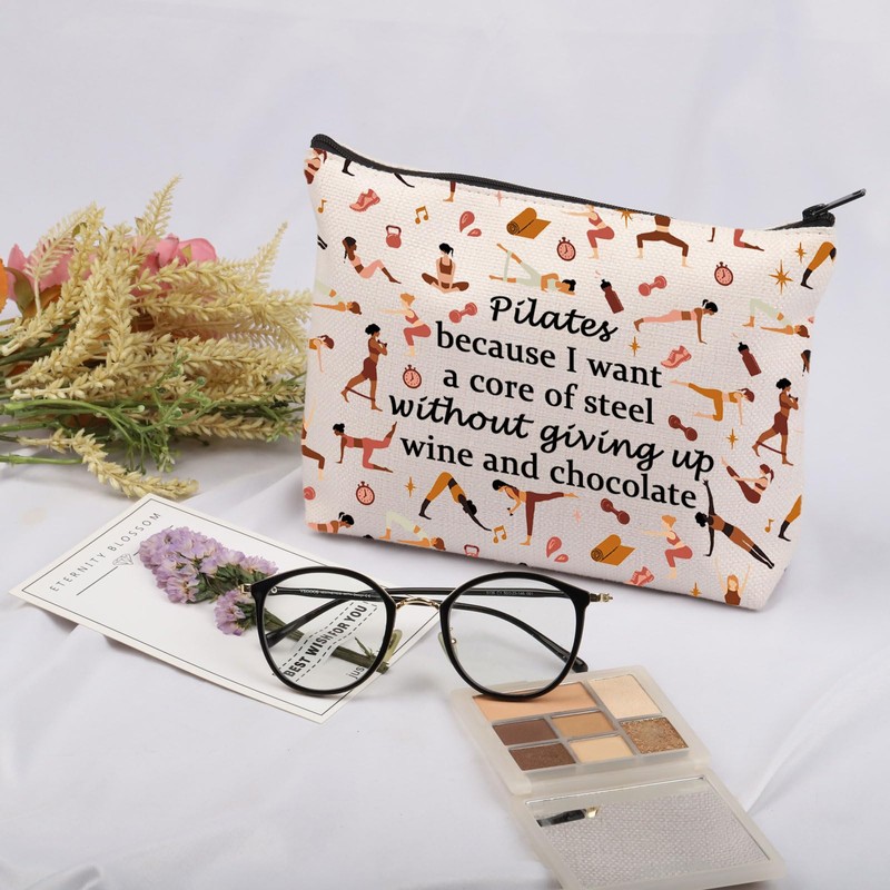 Funny Pilates Gift Workout Pilates Instructor Cosmetic Bag Pilates Lover