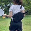 ピックルボールラケットバッグ テニス ワンショルダーバッグ おしゃれ 軽量 多機能 キャリーケース 2本ラケット入れ ポーチ 肩掛け