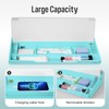 LOUKIN Glass Desktop Whiteboard, 15.3" x 5.6" Dry Erase Desk