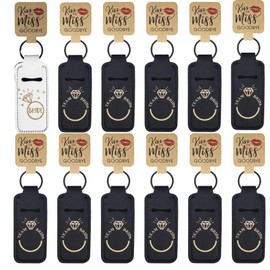 KIDZVEFUN - Regalos de propuesta de dama de honor, 12 soportes para palillos para despedidas de soltera, bodas, despedidas de soltera, bonitos regalos para mujeres (1 novia + 11 unidades), color negro