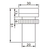 CABLEPELADO 30mm LED Indicator Light | LED Pilot Light for