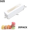Xuwzenkl Macaron Boxes for 6 to 10 Macarons, 20 Pack