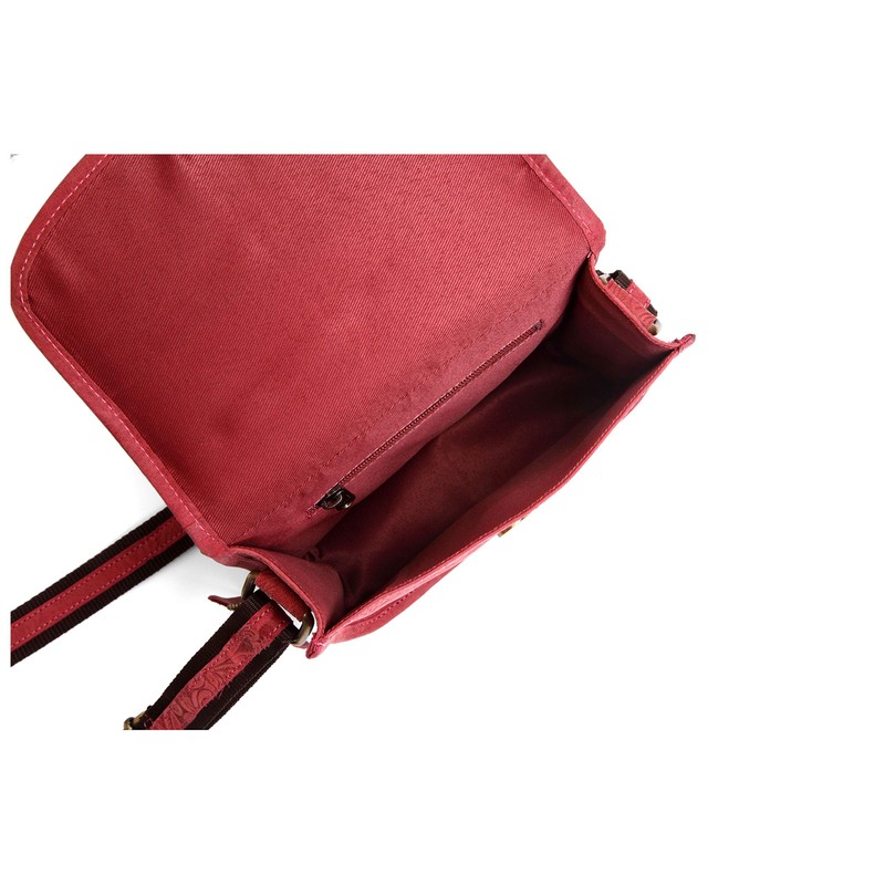 J. Wilson London Satchel Bag Women Leather Crossover 2 Litres