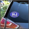 Charmed Running Brand Boston Marathon 26.2 Qualifier Removable Bumper Sticker