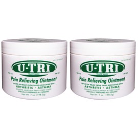 U-Tri Ointment for Muscle & Joint Pain, Made in USA, 7 oz (TWO PACK)  Exp 1/2025