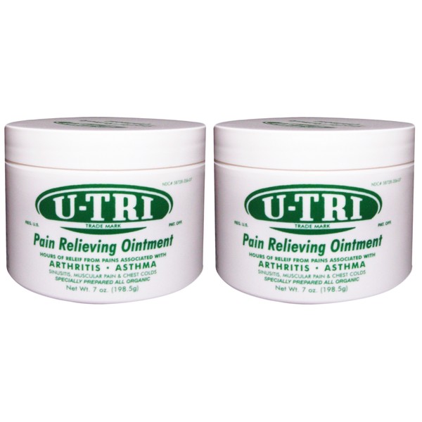 U-Tri Ointment for Muscle & Joint Pain, Made in USA,