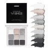 9 Sombras De Ojos Mate Ahumadas Resistentes Al Agua