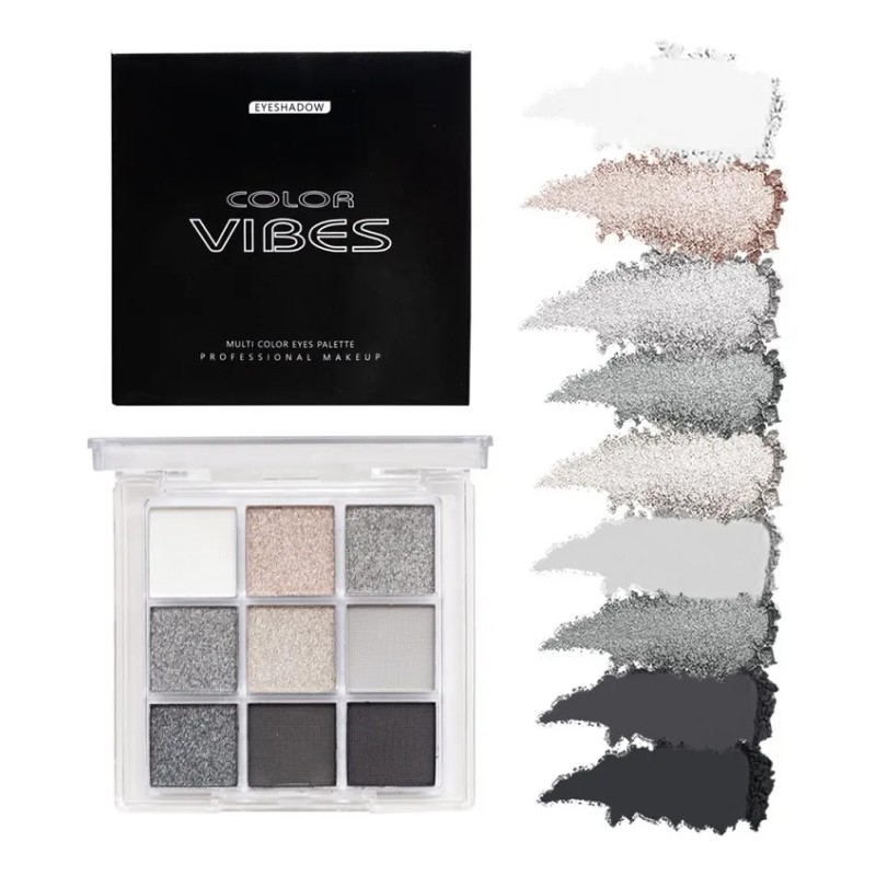9 Sombras De Ojos Mate Ahumadas Resistentes Al Agua