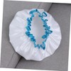 TOVINANNA Shower Cap for Women Waterproof Hair Cap Elastic Band