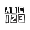 Milescraft 2201 Horizontal Character Template Set 2.5in (41 piece) Router
