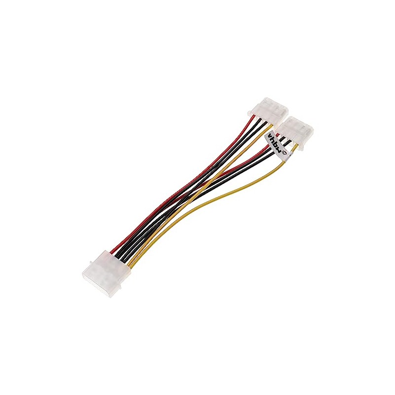 vhbw IDE Y Power Cable to 2X Molex Female for