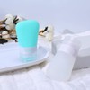 2 botellas de viaje de silicona, 1.3 onzas, a prueba