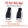HIBEYO Keyless Car Key Case Fits Mercedes Class A B