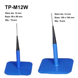 ZERINT TP-M12W Combination Repair Unit Kit, Tire Repair Patch Plug Kit Wrapped stem 1/2" x 3 1/8" 16pcs and 9/16" x 4" 8 pcs