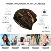 African Tribal Art Multifunction Beanie Hats for Women Men Slouchy