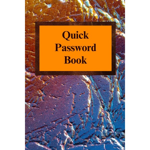 Quick Password Book: Pocket Size Personal Internet Data Organizer with
