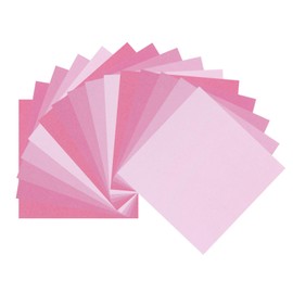 DMiotech 50 Sheets 10x10 Inch Origami Paper Large, 7 Colors Pink Square Origami Paper Easy Fold Double Sided Colored Paper for DIY Arts and Crafts