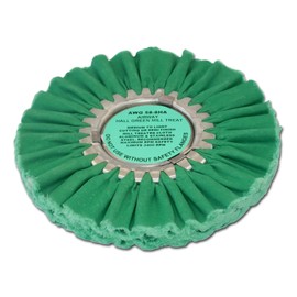 Zephyr Custom Polishing Products Airway Buffing Wheels for Industrial Polishers, Big Rigs and Lifted Trucks. Made in The U.S.A.(Color - Green)