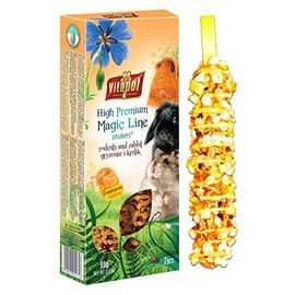 A&E Cage Co. Magic Line Smakers Treat Sticks for Small Animals in Mandarin Orange Flavor