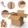 Corrugated Cardboard Shipping Boxes Pack of 25 Brown Packaging &