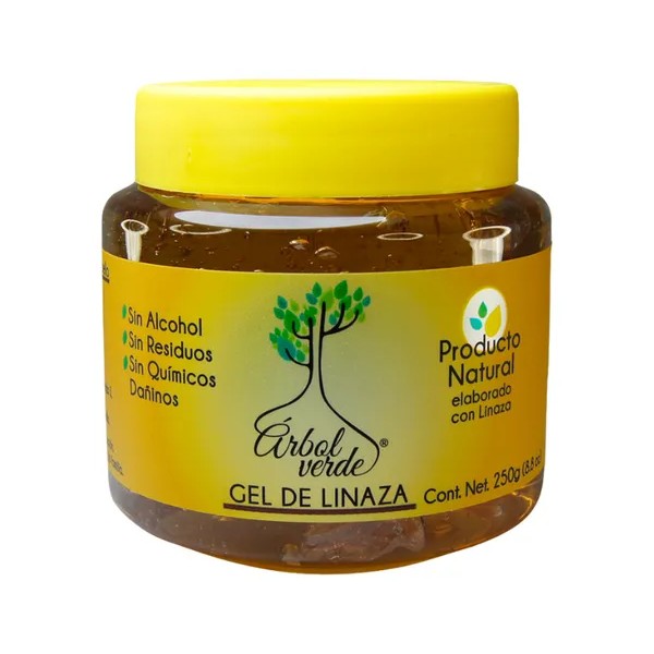 Gel para Peinar Árbol Verde Linaza 250g
